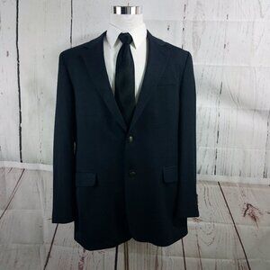 Stafford Executive 44L Blue Suit Blazer Sport Coat